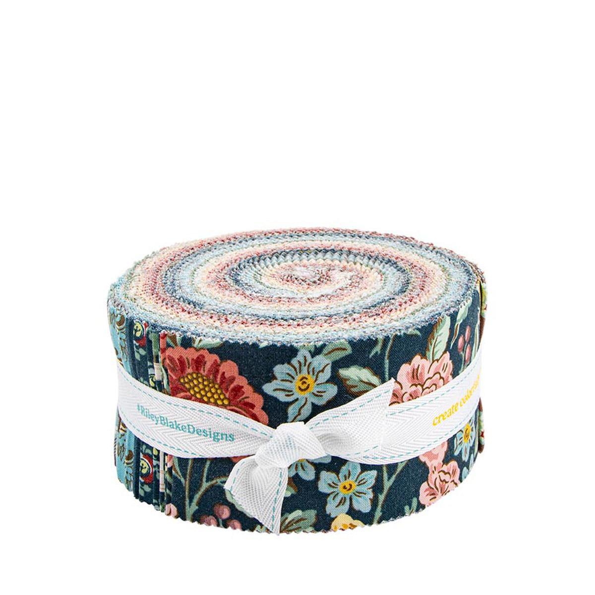 SALE Emma 2.5 Inch Rolie Polie Jelly Roll 40-Piece - Riley Blake - Precut Bundle - Jane Austen - Cotton Fabric - Licensed Product