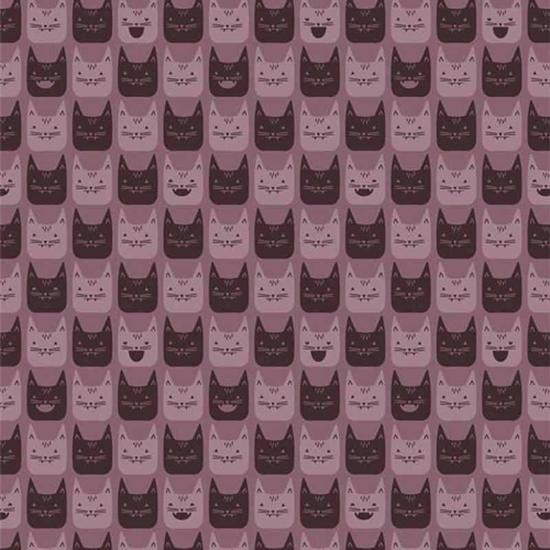 Fabric Art Gallery Midnight Meows Ghostly & Haunted by the Quarter Yard GHH13139