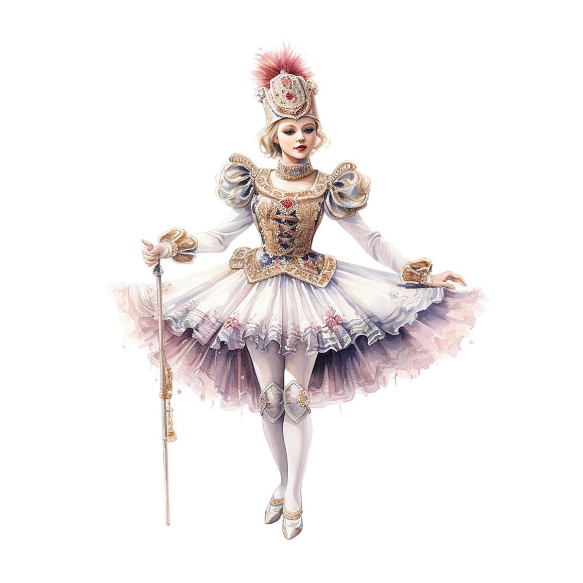 Magnificent Ballerina 6 Fabric Panel