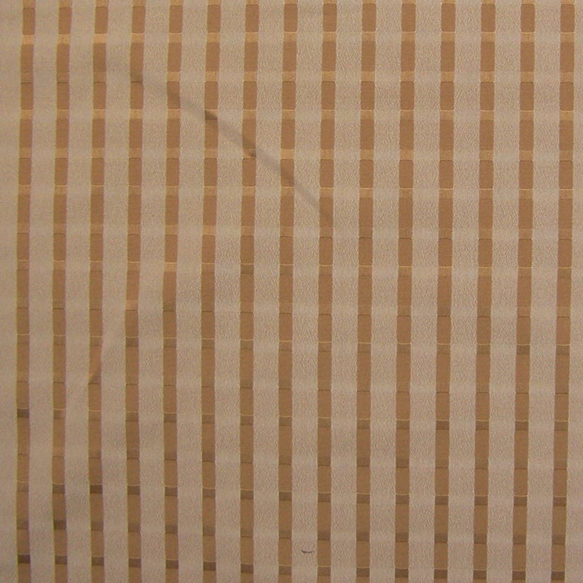 Milazzo Latte Tan Candy Stripe Drapery Fabric