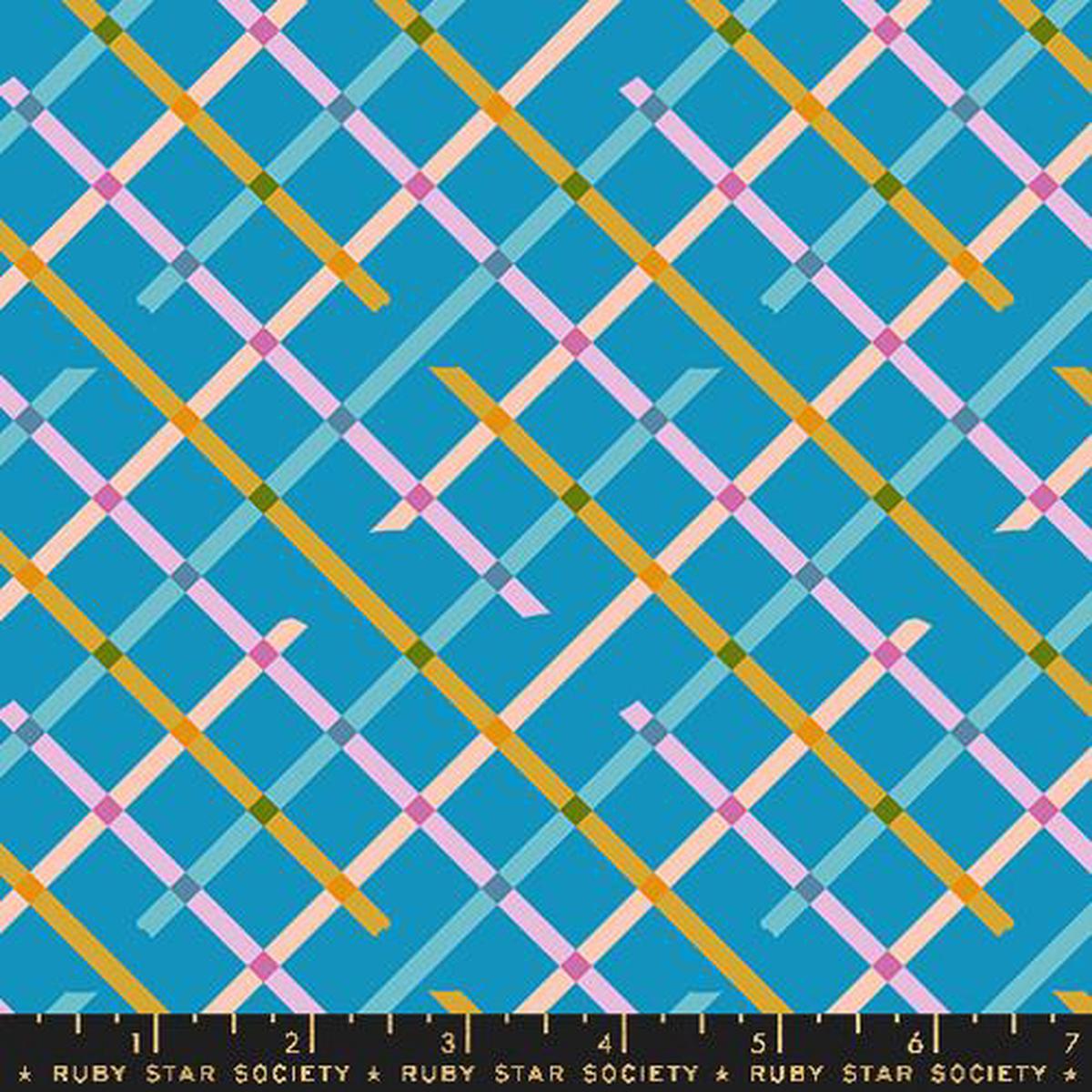 BRIGHT BLUE Off Grid, Washi Plus by Rashida Coleman Hale for Ruby Star Society