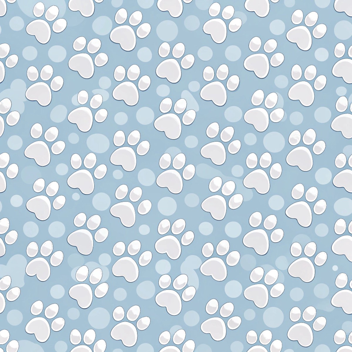 Dog Paws Pattern 3 Quilting Cotton Fabric