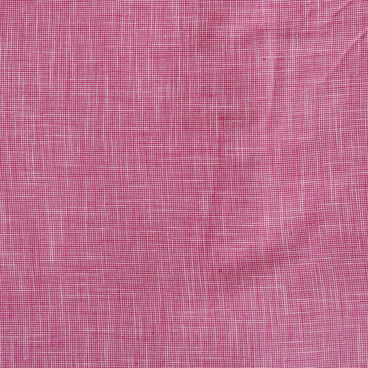Pure Cotton Handloom Texture Frech Rose With White Fabric