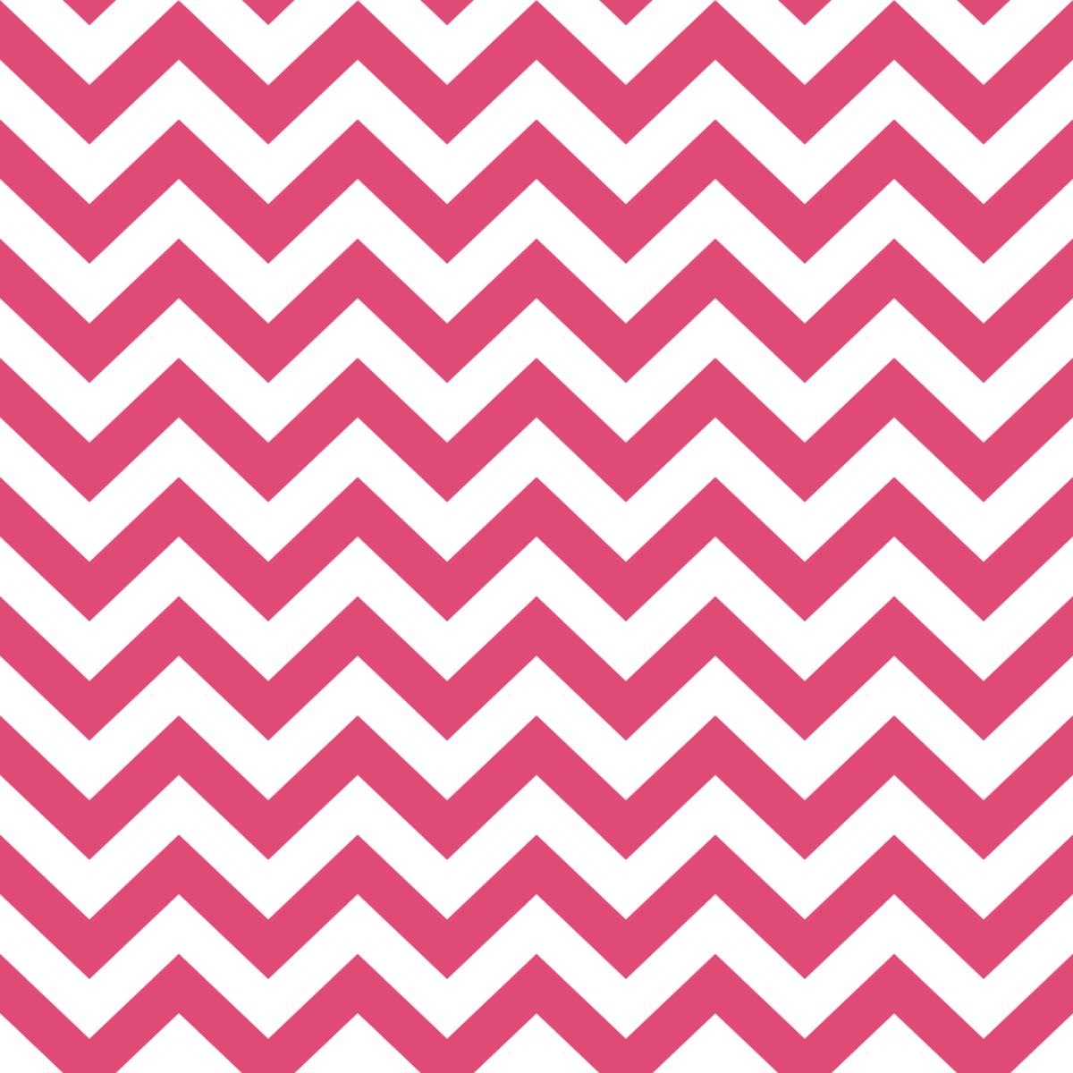 Chevron Zigzag Fabric - Pink Carmine