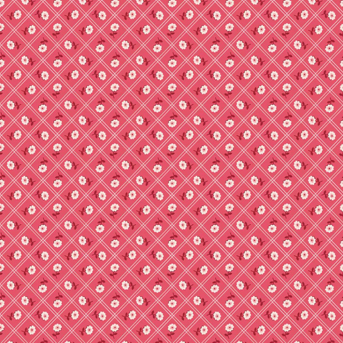 Riley Blake - Berry & Sage - Lori Holt - Calico Tea Rose C17384