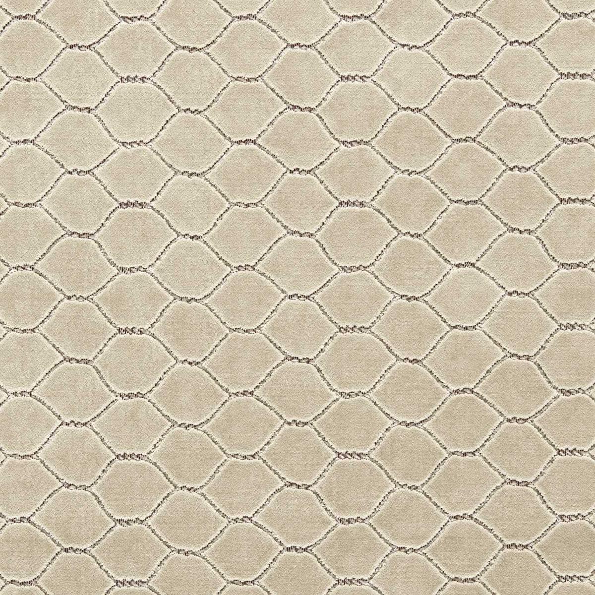 SANDERSON Faraday Velvet Fabric Geometric Pinenut - DGDV237404