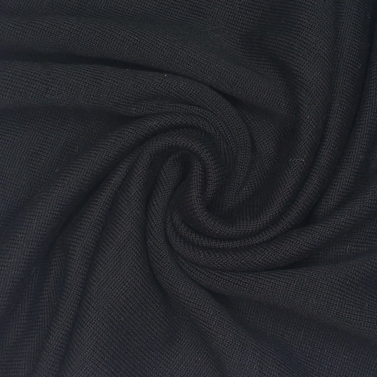 Sleep Time Is Important - Tubular Acrylic Knit - Black - 1M Bundle
