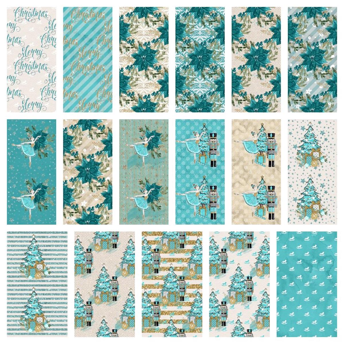 Elegant Nutcracker Volume 4 Charm Pack - 17 Pieces