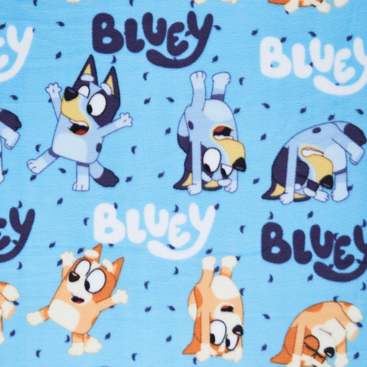 Fleece Prints - Turning Bluey Multi Yardage