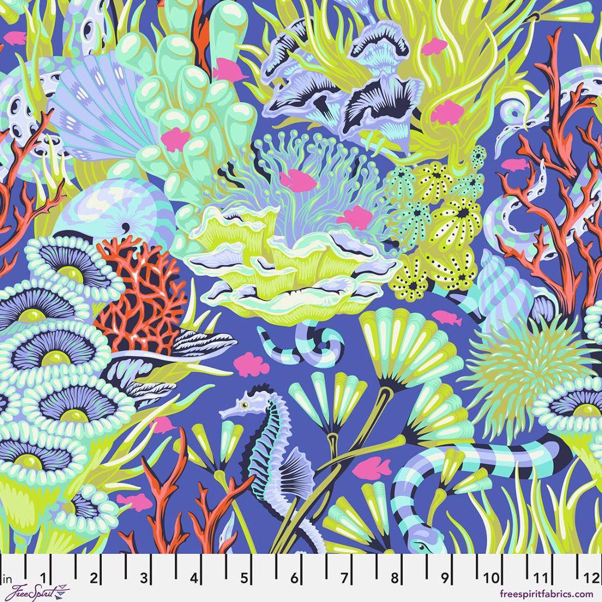 Reef What You Sew Marine by Tula Pink