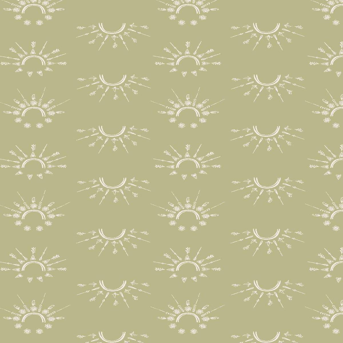 Serendipity's Symphony New Dawn By Trisha Patel For Cotton + Steel Subdued Olive
