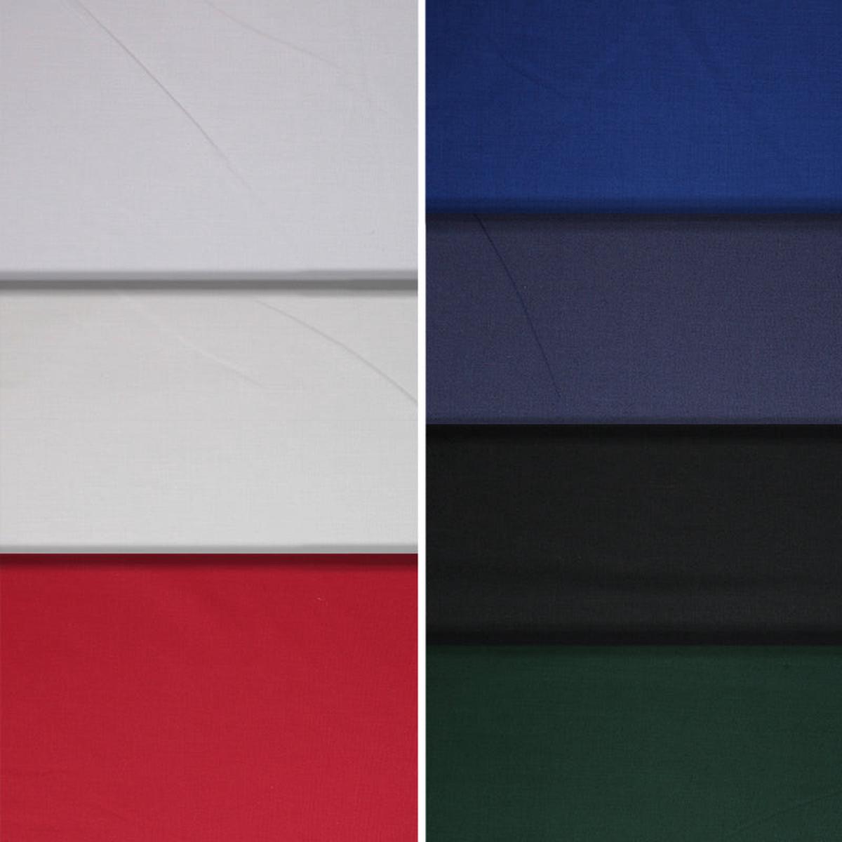 Wide Broadcloth Solids - 58" - Poly/Cotton Blend