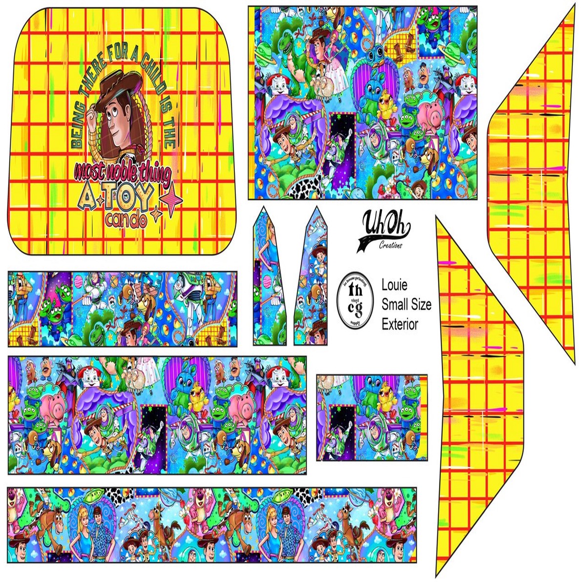 Cut and Sew - Louie Template Toy S V2