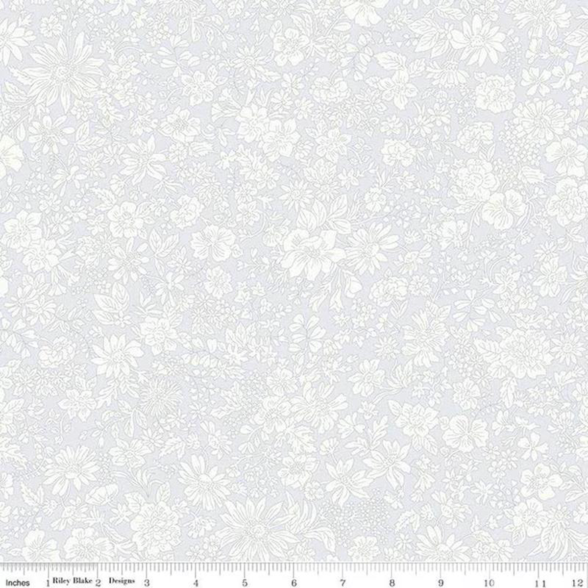 Fabric Riley Blake Silver Birch Emily Blossom 1078243 Wide Back by the Quarter Yard 0166W7402A