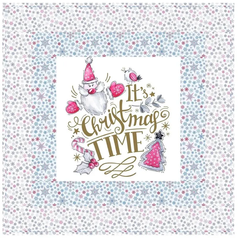 It's Christmas Time Wall Hanging 42" x 42"