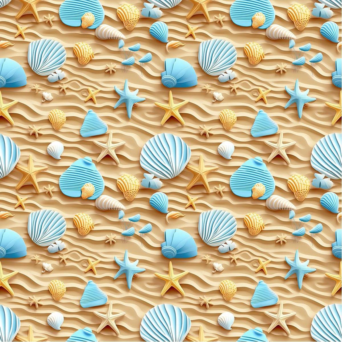 Life Is Better at the Beach Pattern #11 Fabric