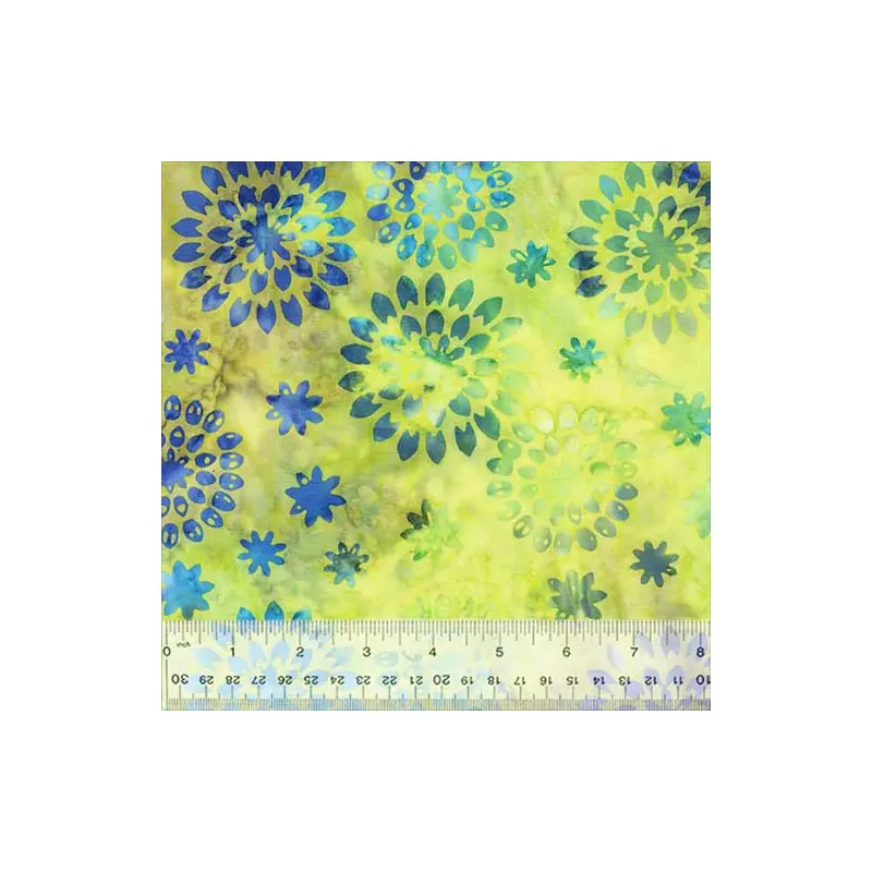 JDJ - Periwinkle Glow Jacqueline de Jonge 3489Q-X Electric Mum Burst Batik Cotton