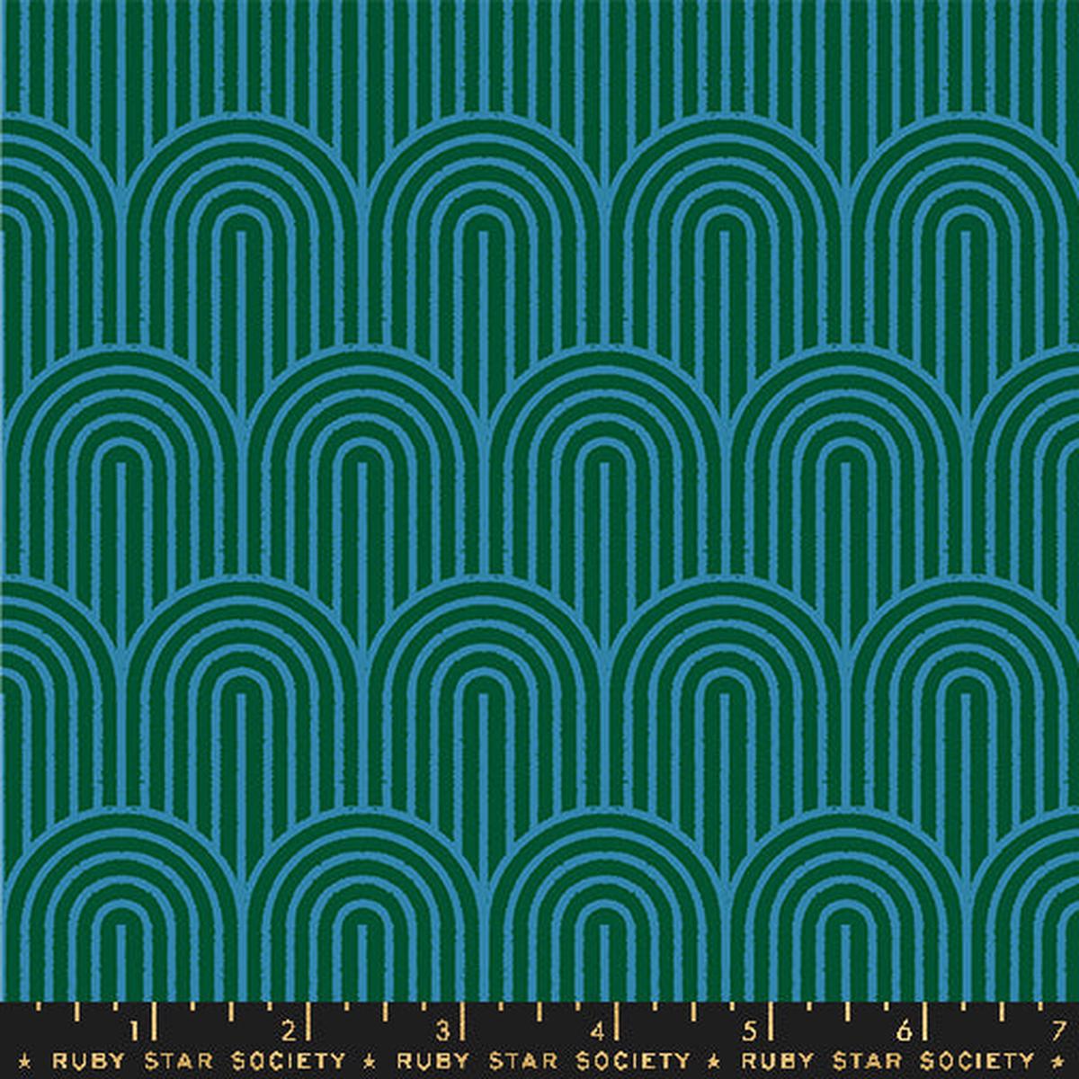 Ruby Star Society - Geometry Canvas - Hump Day Jade Yardage