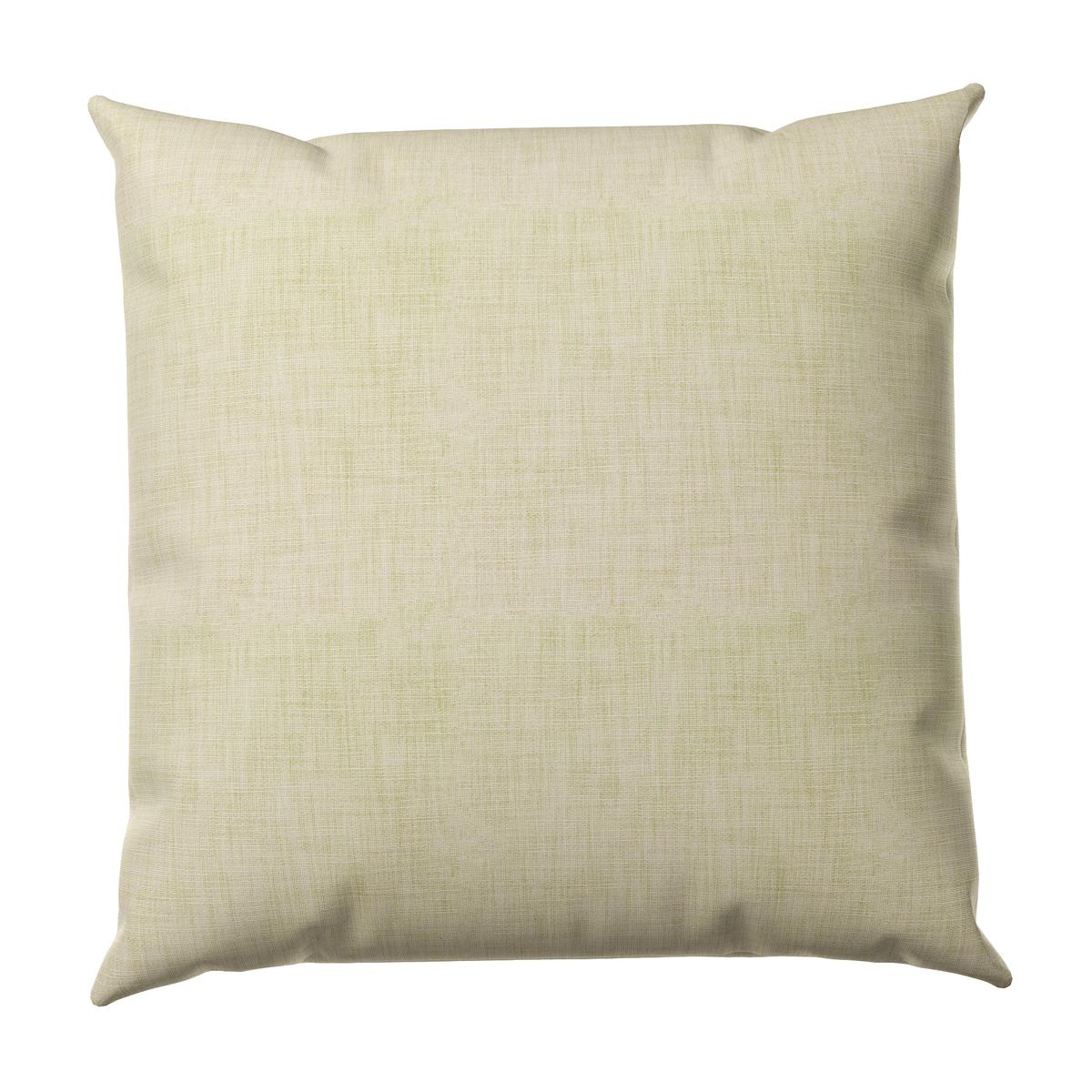 Throw Pillow in Woven Cotton - Beige