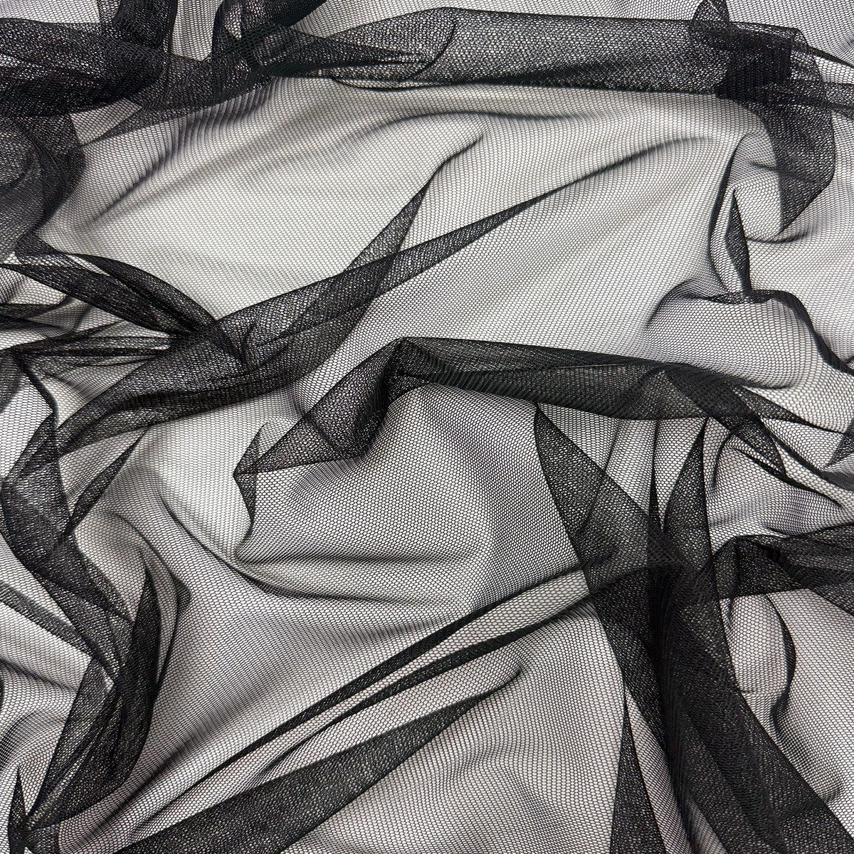 Black Italian Soft Tulle