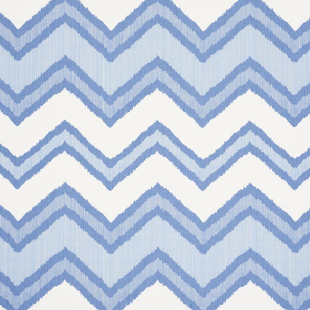 CHEVRON IKAT BLUE