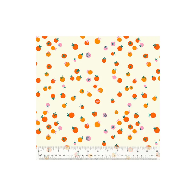 Country Mouse Heather Ross 53474-6 Lilac Cherry Tomatoes Cotton