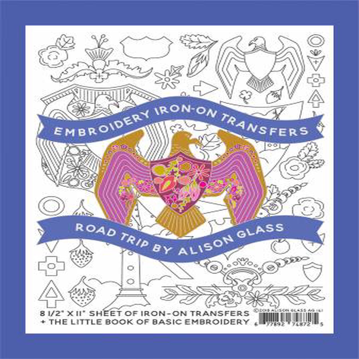 Embroidery Iron-On Transfers Road Trip