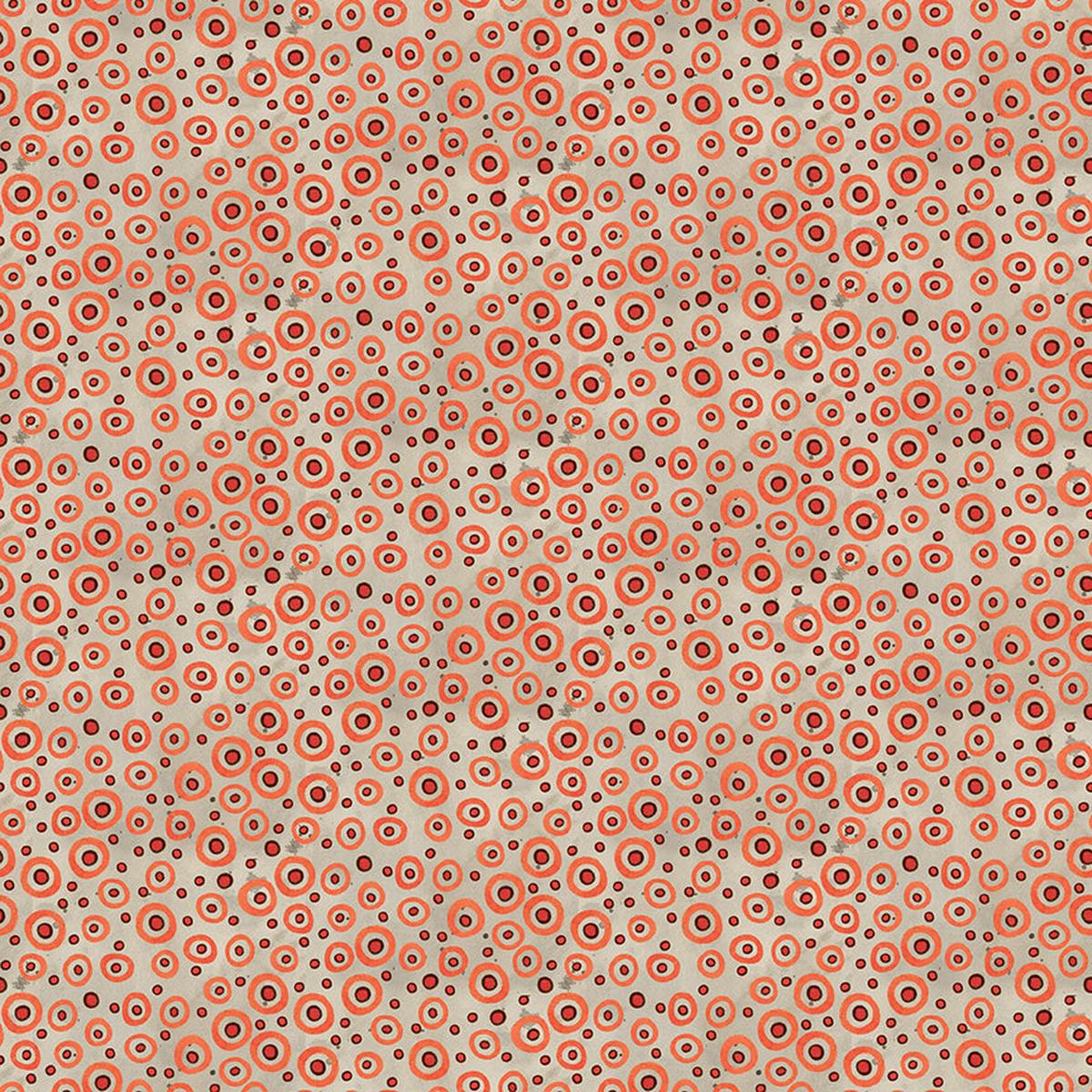 Fabric Riley Blake Gray Polka Dots Spooky by the Quarter Yard C17577-GRAY