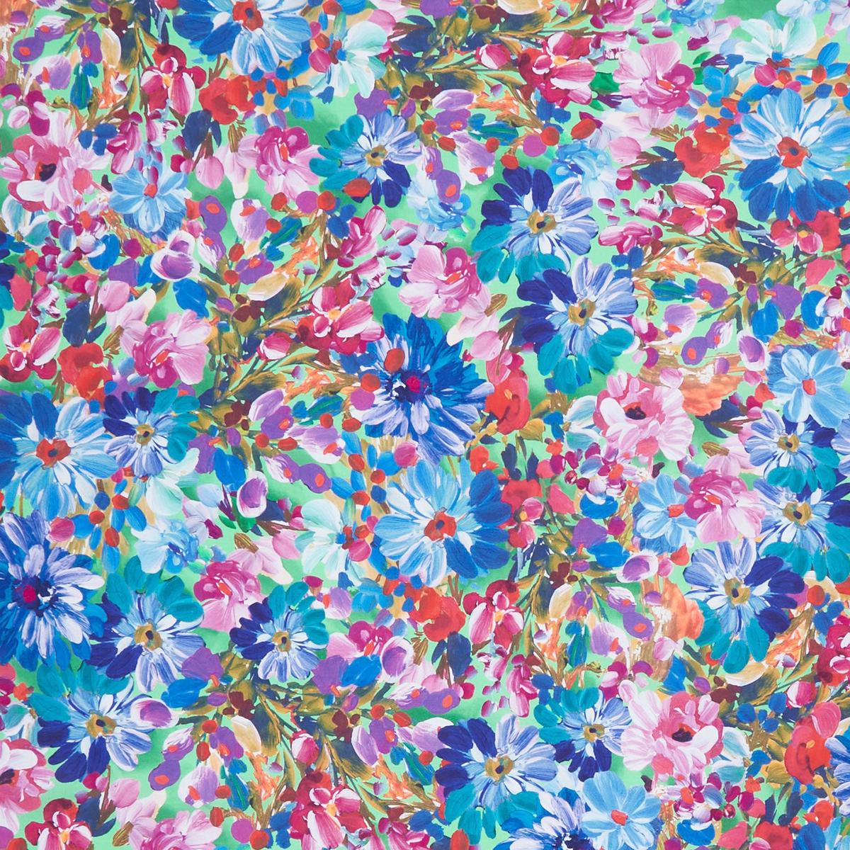 Painterly Petals - Meadow Large Floral Park Yardage