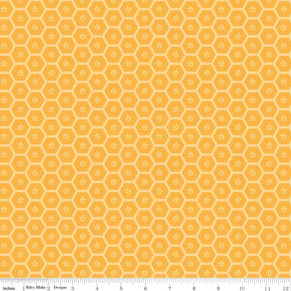 Riley Blake Sunshine & Dandelions C17926 Daisy Hexies By The Yard