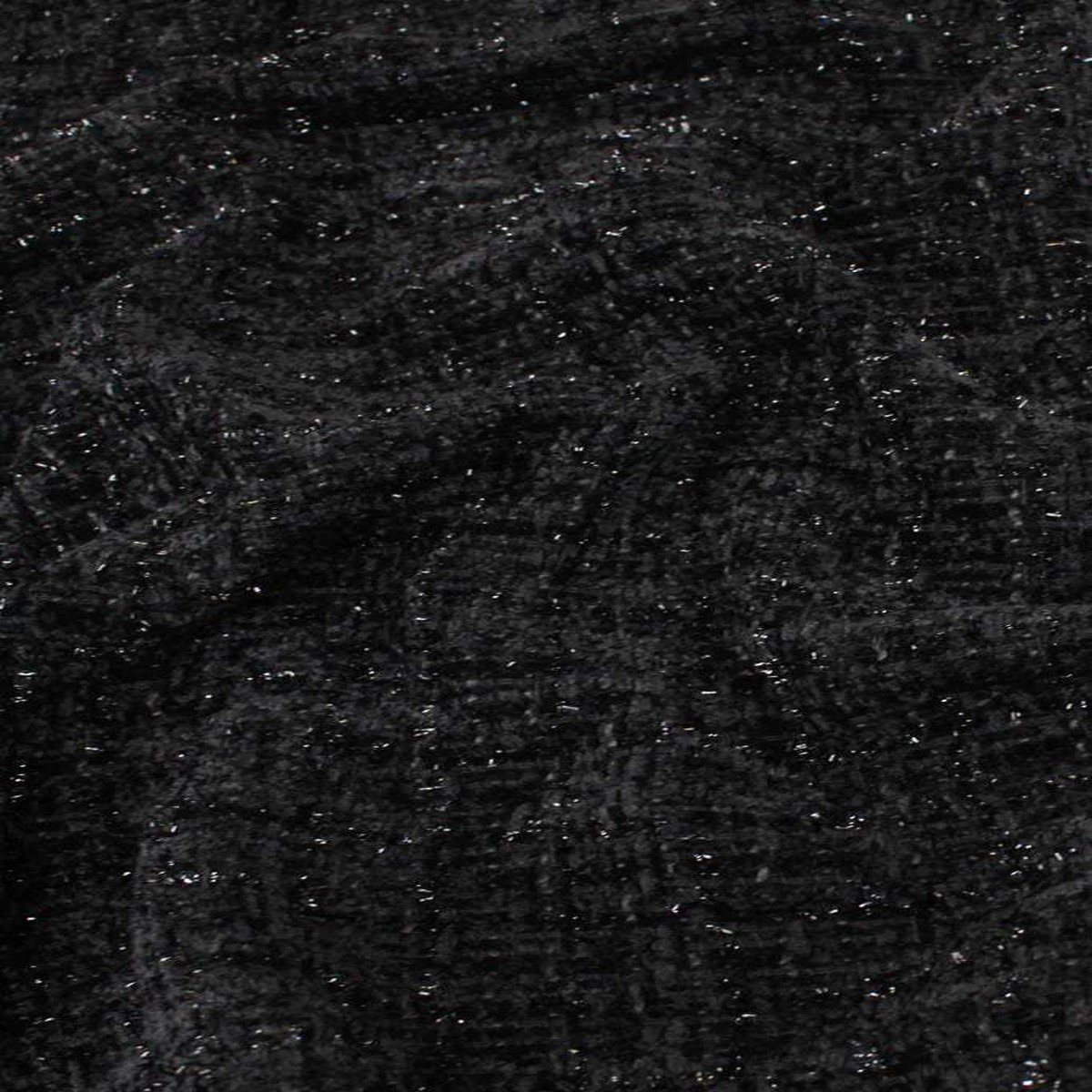 Sparkle Chenille Tweed Black