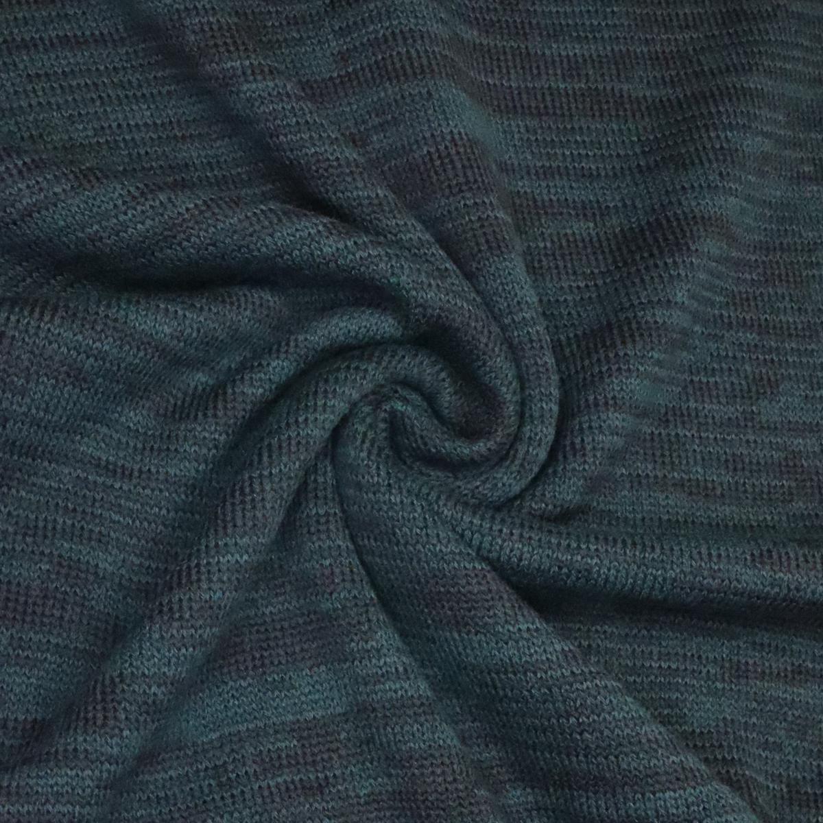 90's Sweater - Acrylic Knit - Turquoise / Black - Bundles