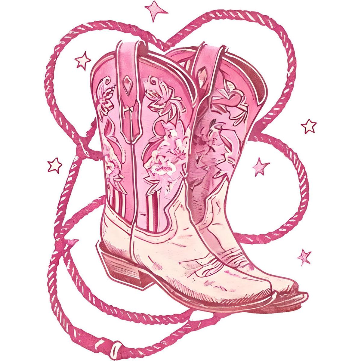 Coquette Cowgirl Fabric Panel 9