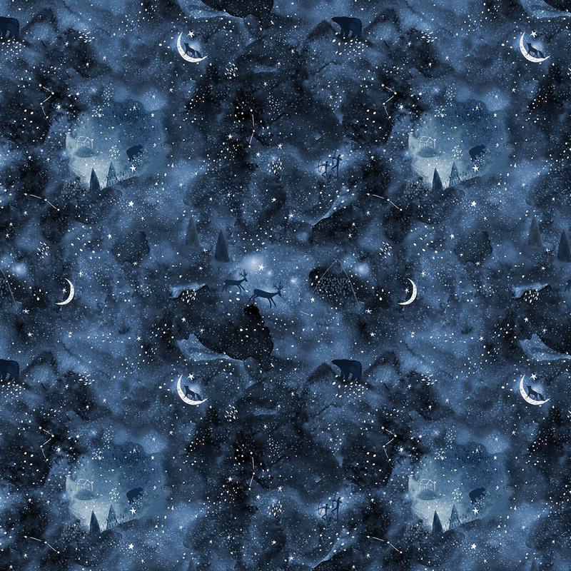 Extra Wide 108" Backings The Dream XST-D2577MULTI Cotton Woven Fabric