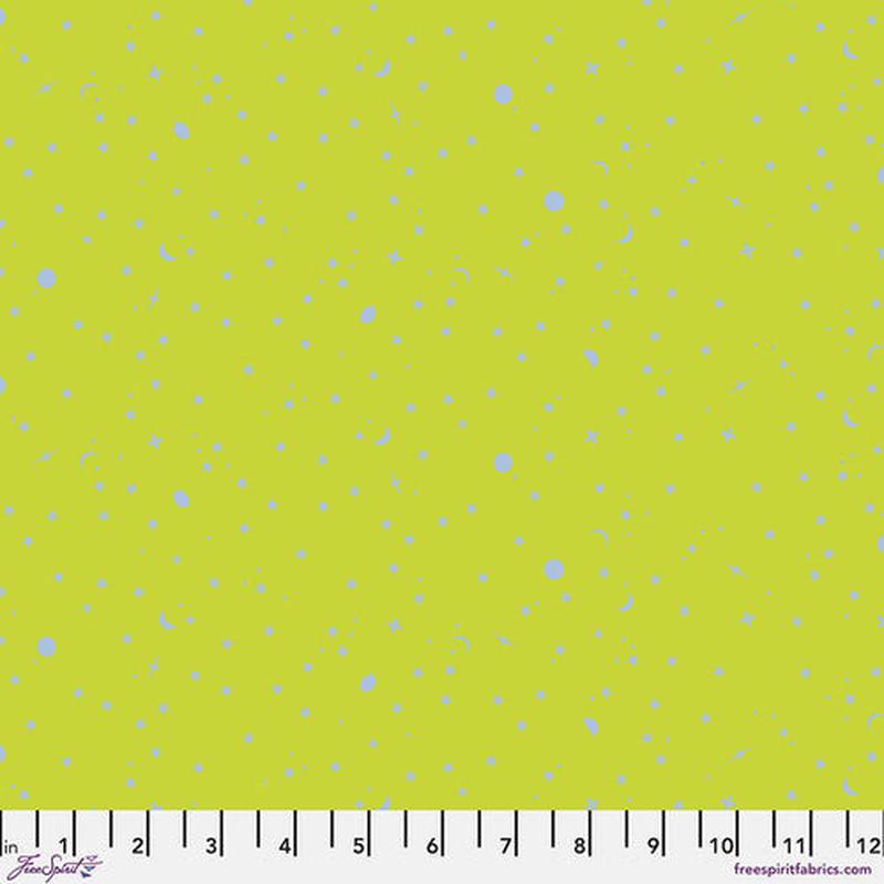 Fabric FreeSpirit Tula Pink Lightning Bug Space Sprinkles by the Quarter Yard PWTP254.LIGHTNINGBUG