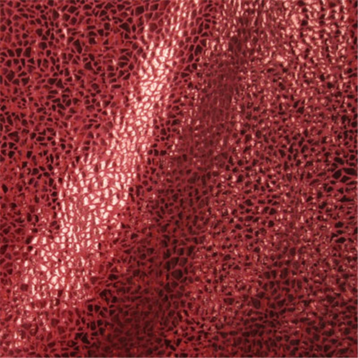 Red/Red Hologram Spandex Bolt Fabric