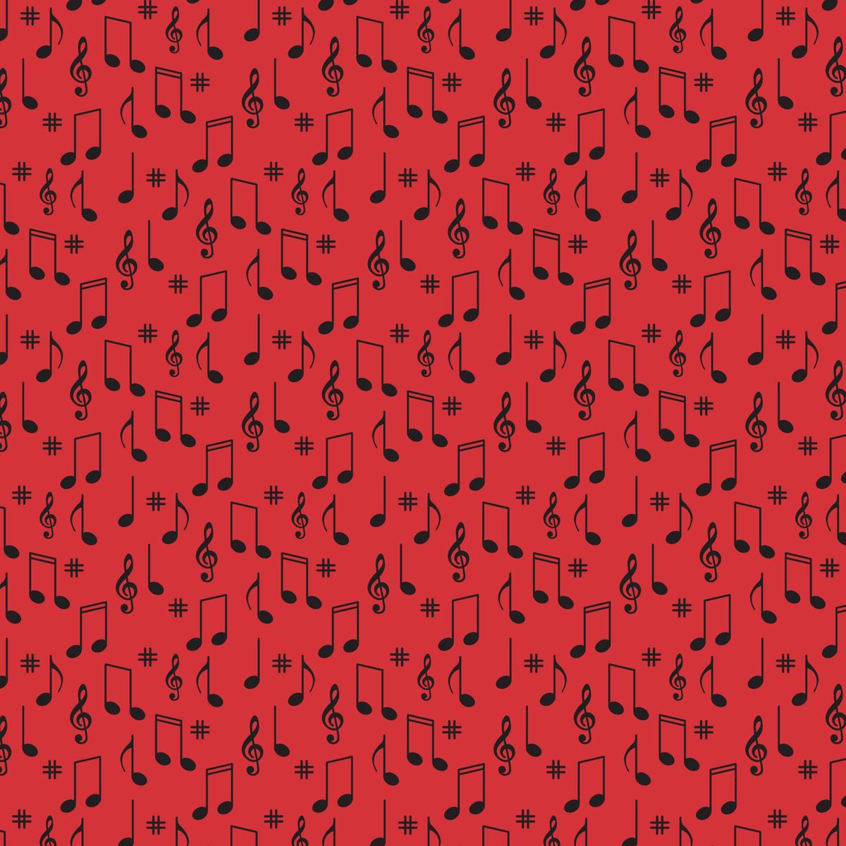 50s Black and Red Diner Pattern 4 Quilting Cotton Fabric