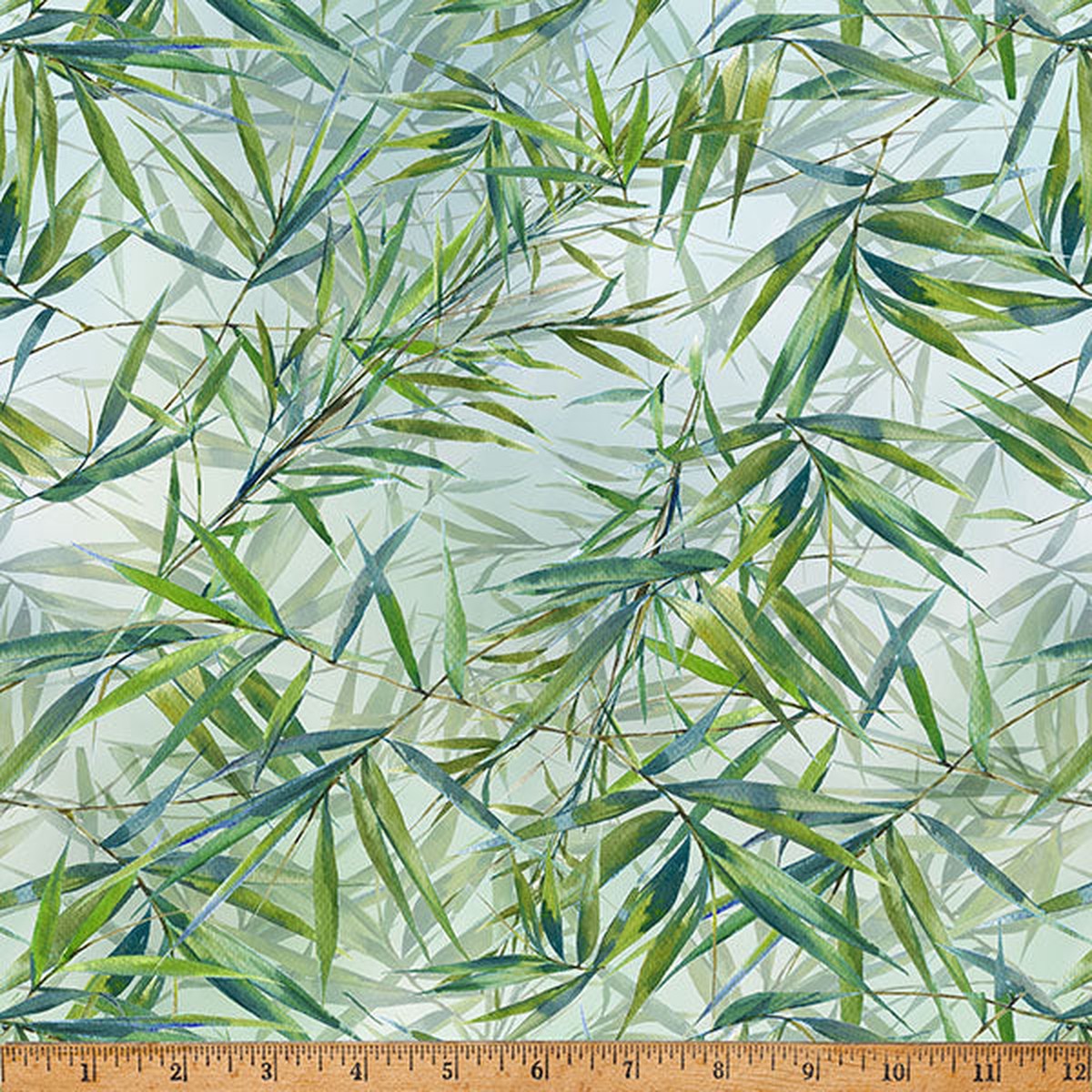 Fabric Hoffman Leaf Leaves Blush Garden by the Quarter Yard W5498-178