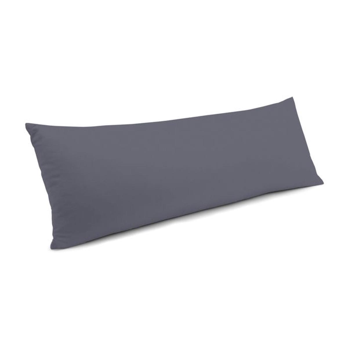 Large Lumbar Pillow in Sunbrella Canvas - Charcoal
