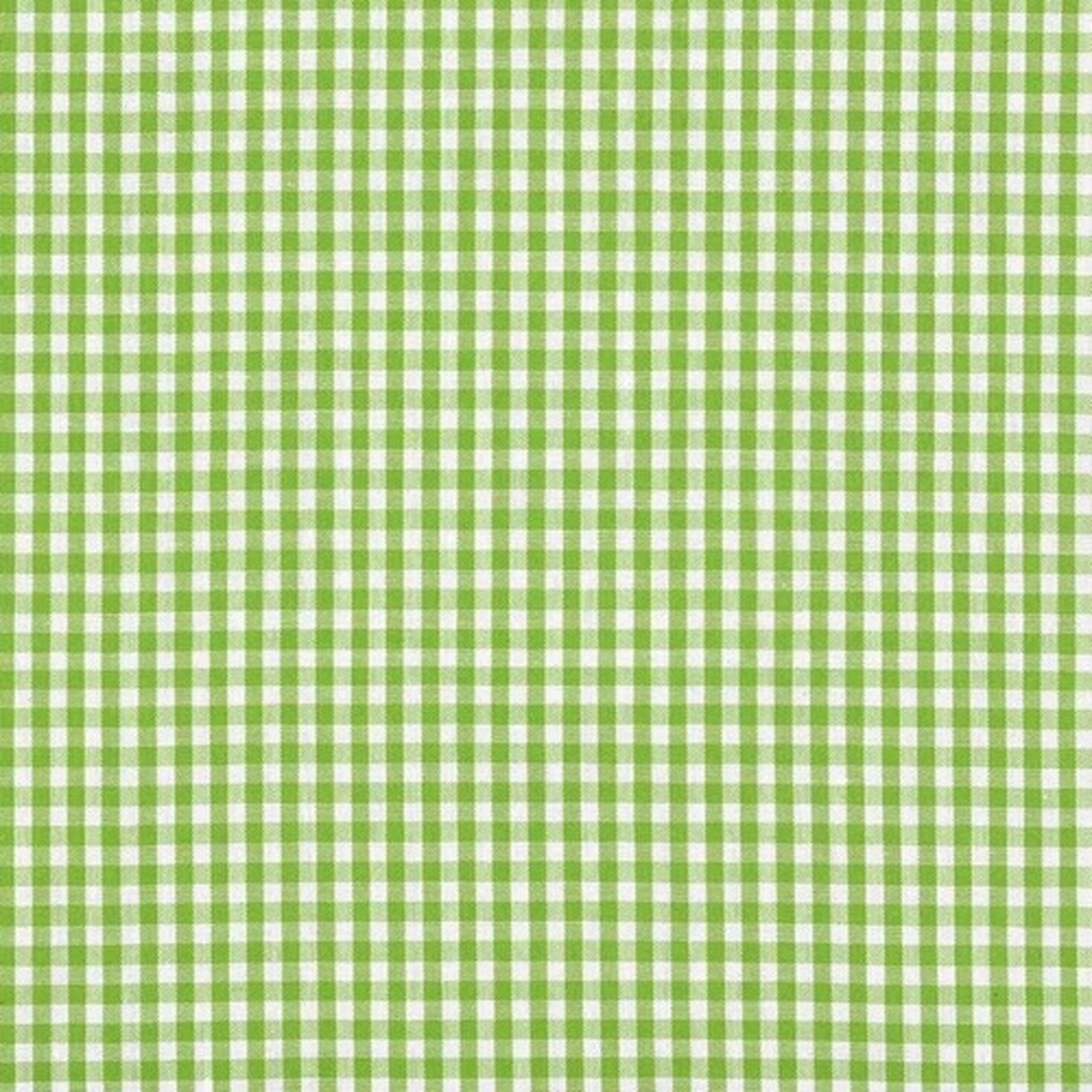 Lime Gingham Checkered 1/8 inch Fabric poly cotton 60 wide By Yard
