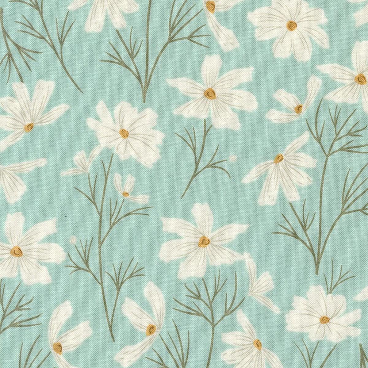 Moda Seaglass Summer Fabric - Cottage Cosmo Ocean Air 43180-12