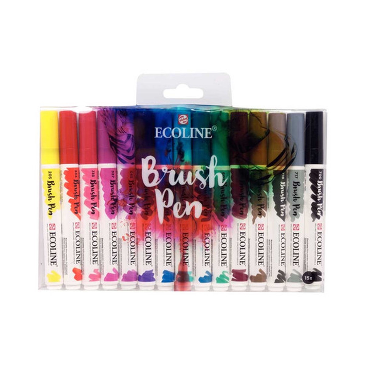 Ecoline Brush Pens (15pcs) - Vivid