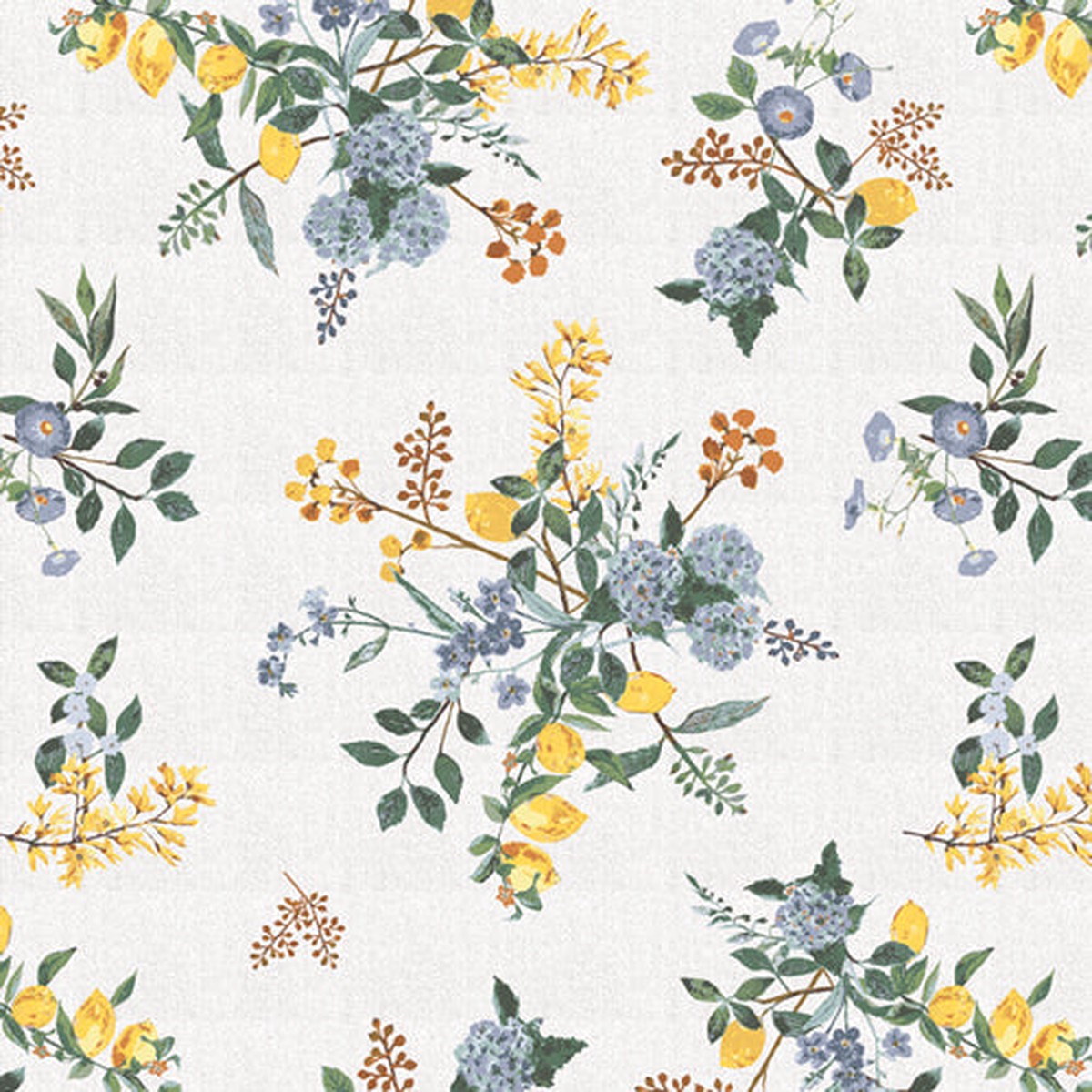 Fabric Art Gallery Citrus Harmony Shine Plentiful by the Quarter Yard PLE86102