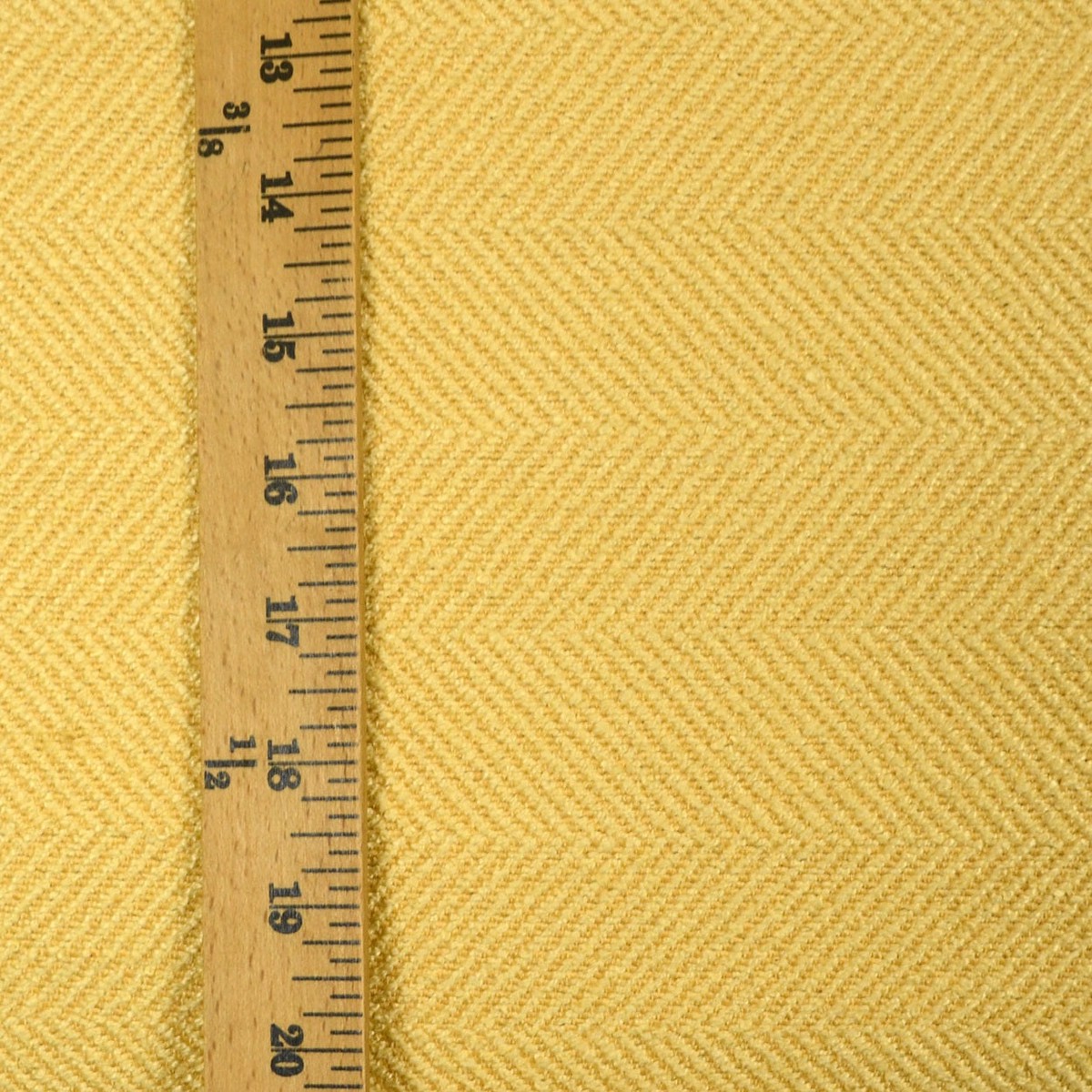 Jumper Daffodil with Crypton Home Herringbone Yellow Upholstery Fabric