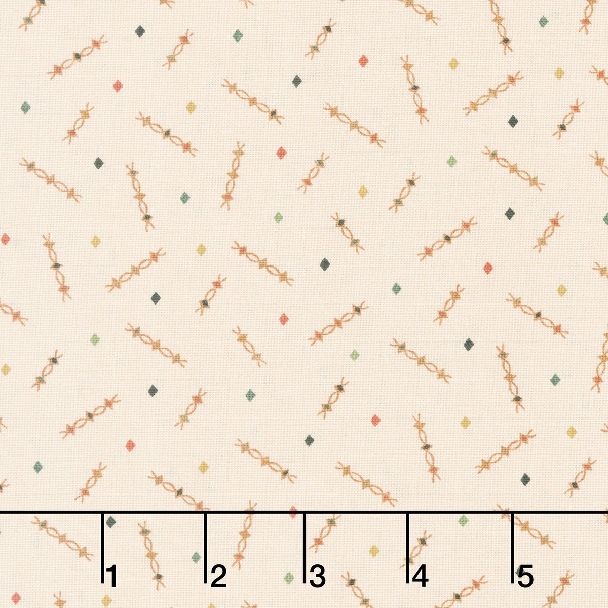 Spiced Favorites - Confetti Sprinkles Wheat 108" Wide Backing