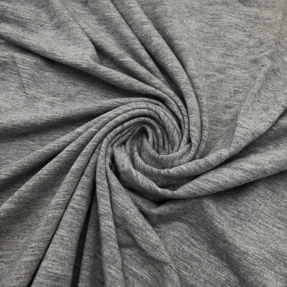 Clay Grey - Bamboo Cotton Knit - Light Grey - 0.75M Bundle