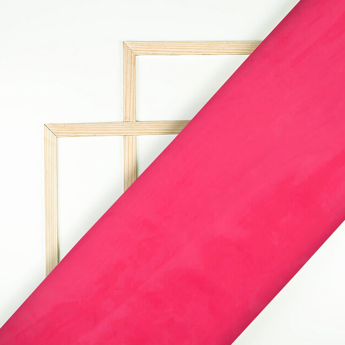 Jam Pink Plain Premium Liquid Organza Fabric
