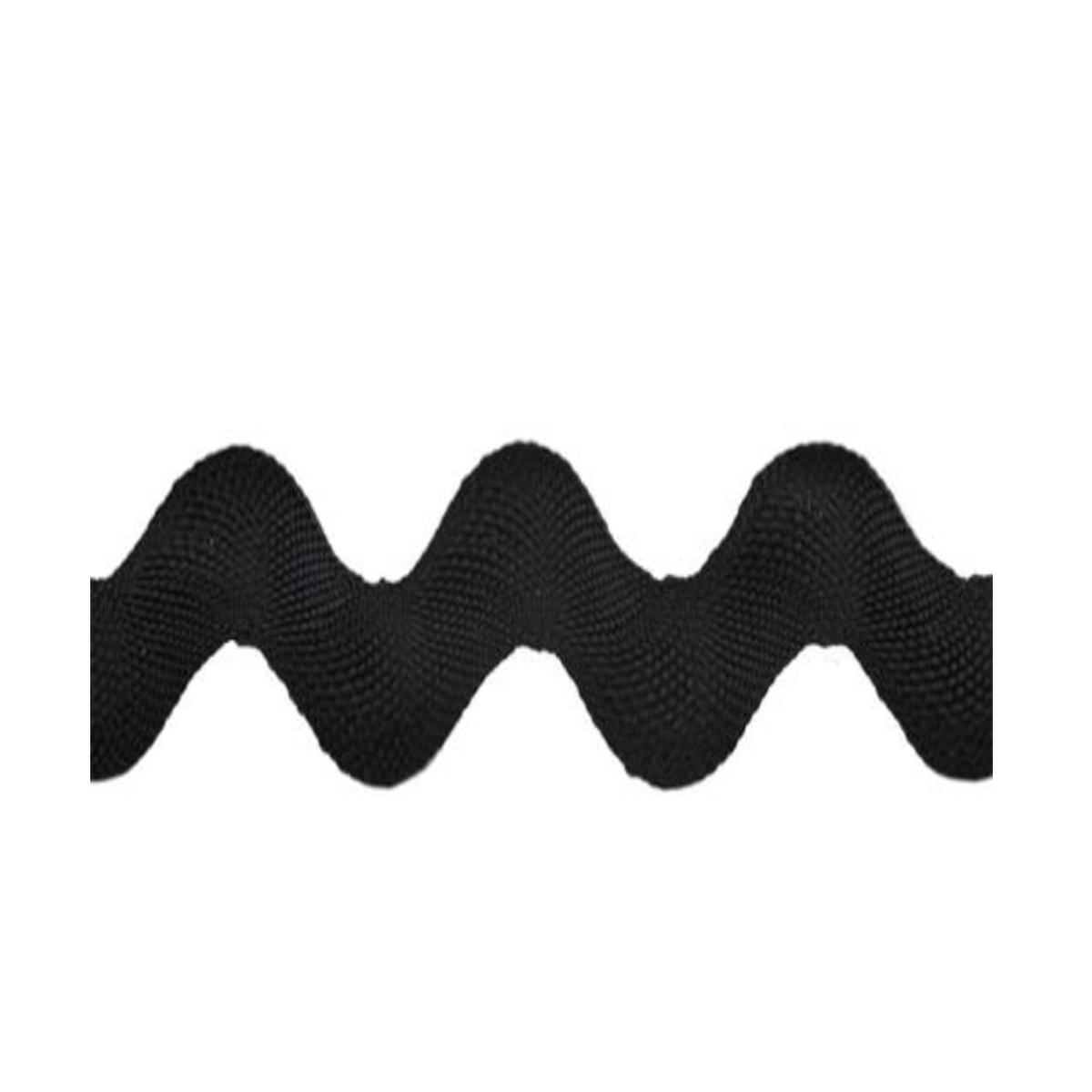 Rick Rack 1 1/4" Black-20MM
