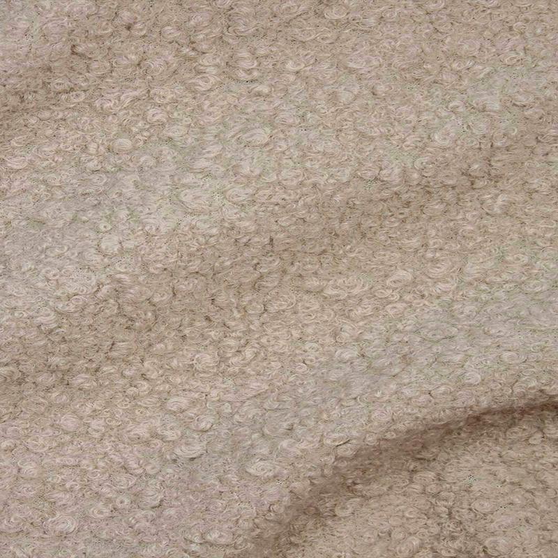 Claire Boucl Pink Beige