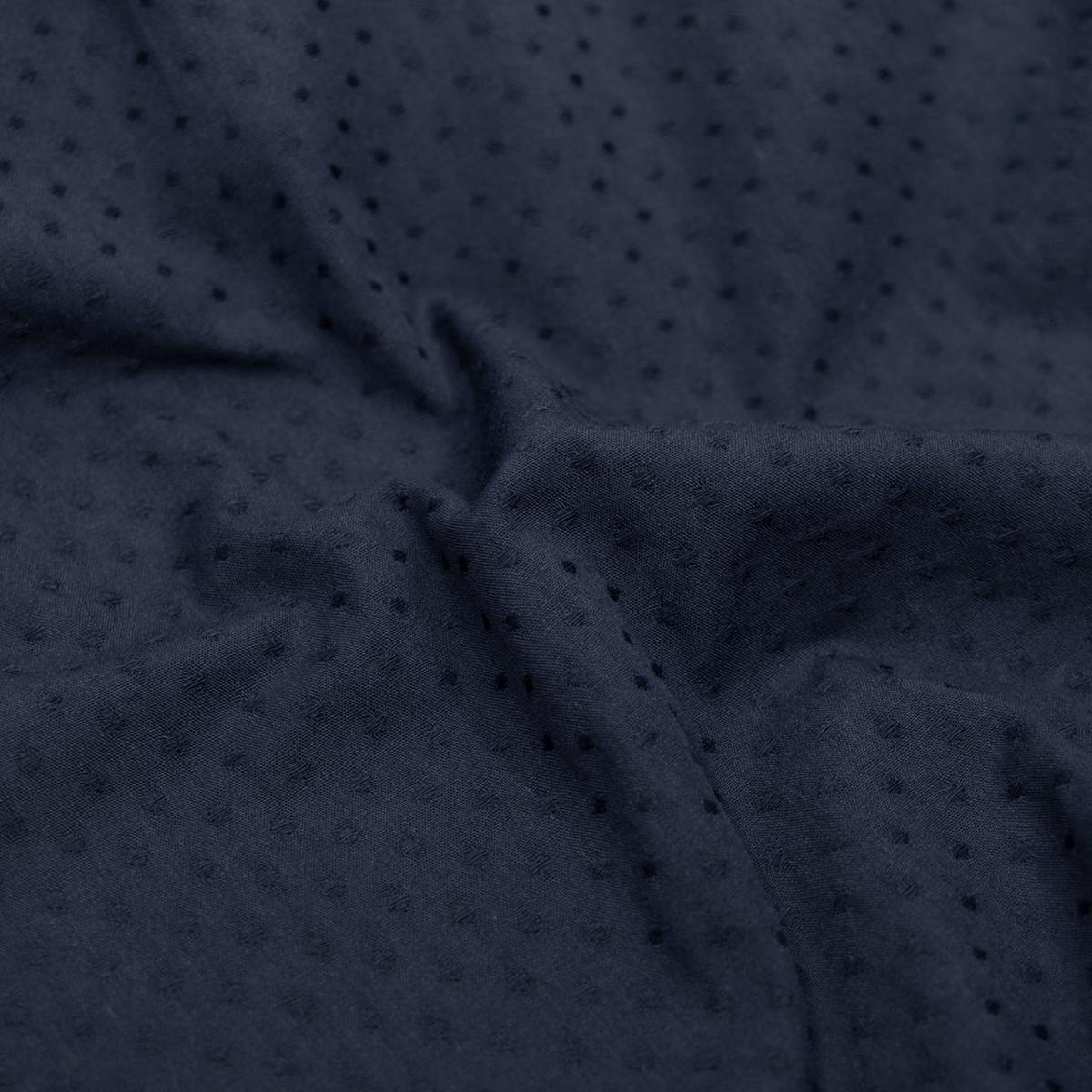 Deadstock Crisp Cotton Dobby - Navy